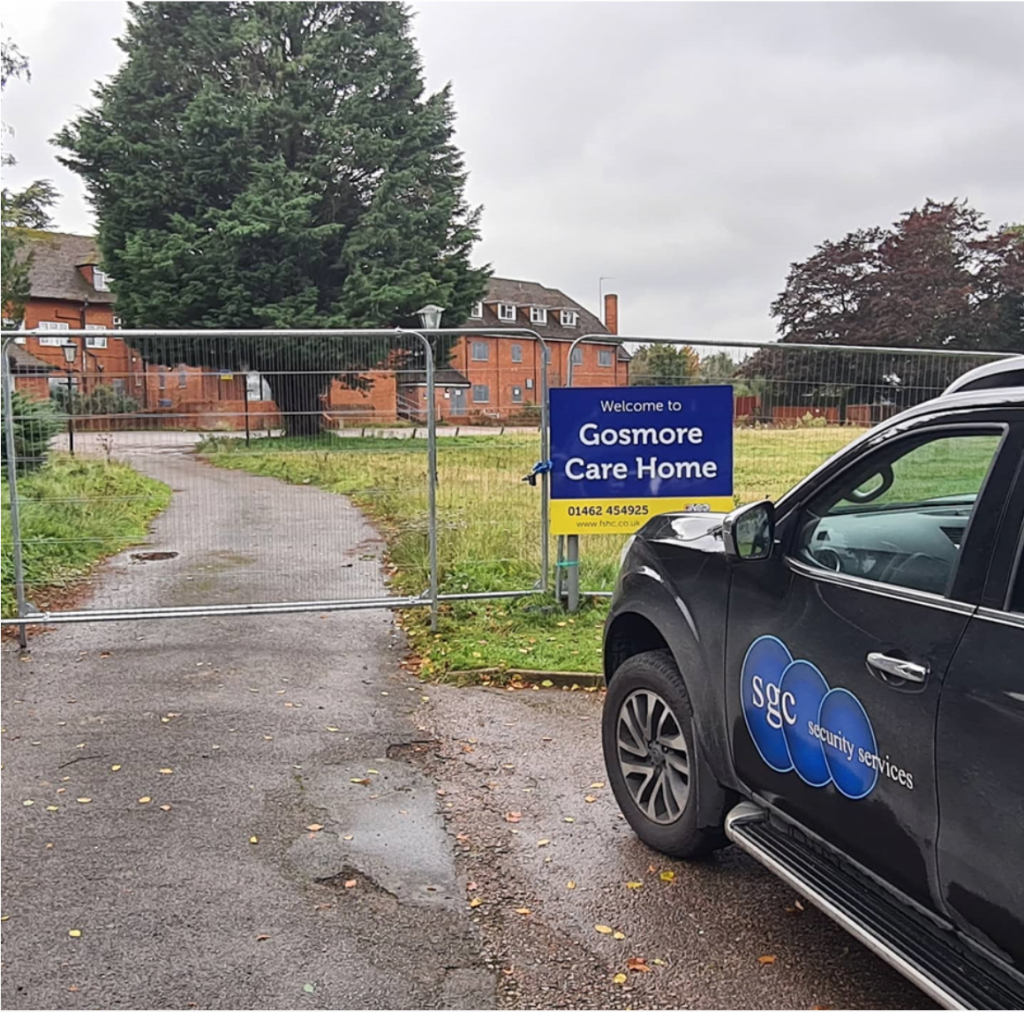 A photograph of a care home which is a void property